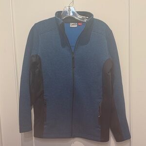 Spyder Boys Royal Blue and Black Fleece Performance Jacket